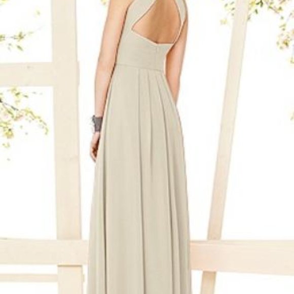Dessy 8151...Bridesmaid / Mother of Bride Dress...Palomino...Size 4..NWT - Picture 2 of 4